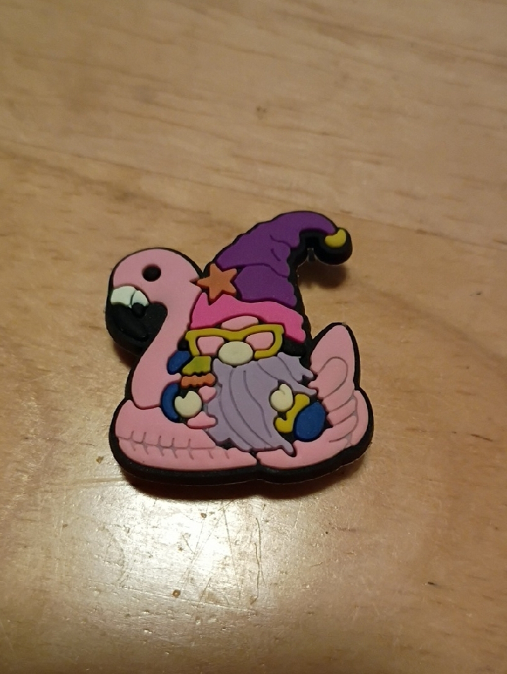 10 for $10 Jibbitz Croc Charms - Gnome On Flamingo Floaty 2 - New Shoe Charms